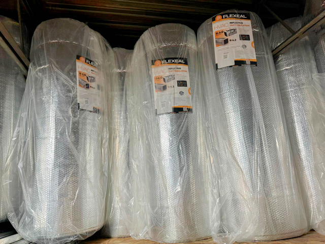 Reflective HVAC duct insulation by Flexeal